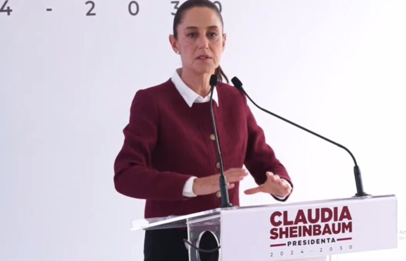 Claudia Sheinbaum formaliza la transición de gobierno instalando una mesa de coordinación