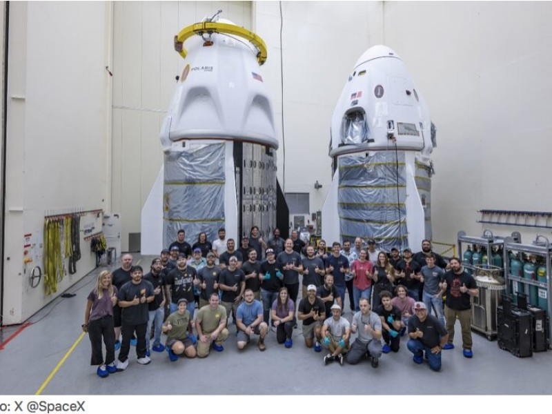 SpaceX pone fecha para realizar la primera caminata espacial privada