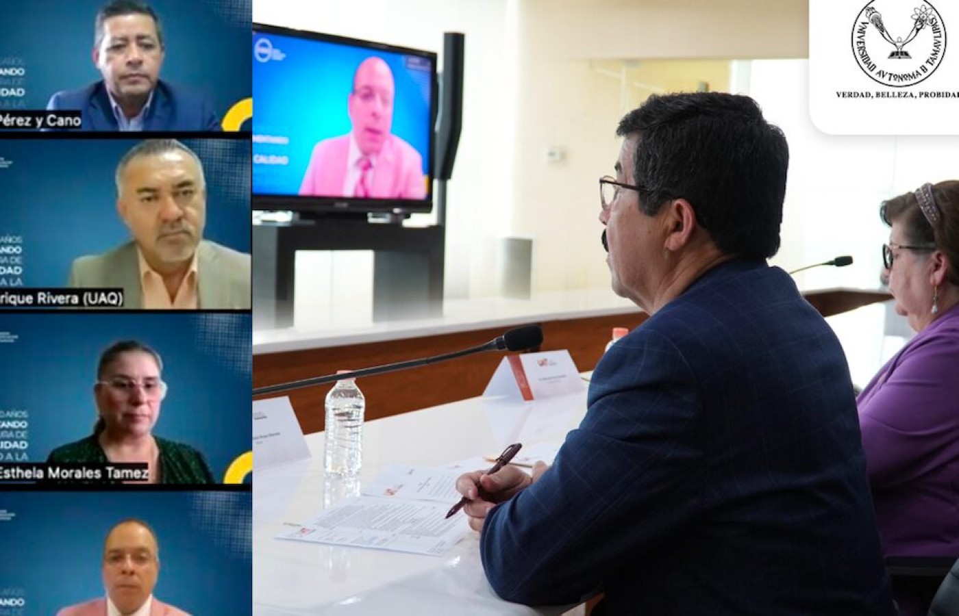 Reconocen compromiso del rector D. Anaya con calidad educativa de la UAT