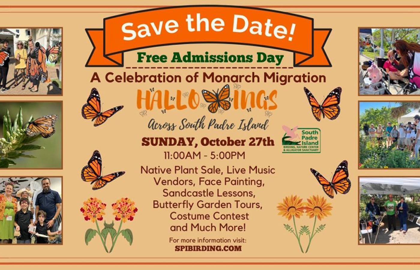 Celebrate the Magic of Monarch Migration at the Annual HalloWings Across South Padre Island