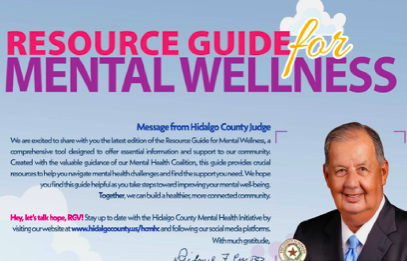 Hidalgo County Mental Health Coalition Unveils Volume 4 of the Mental Wellness Resource Guide