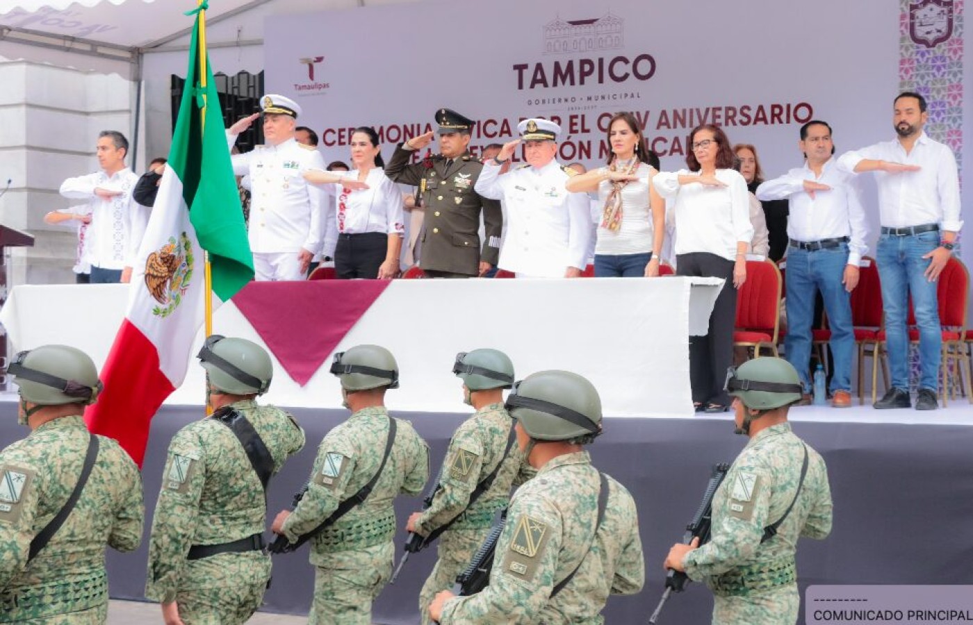 Celebra Tampico Aniversario de la Revolución Mexicana con Espectacular Desfile