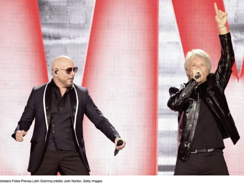 Bon Jovi y Pitbull electrizan en el Latin Grammy
