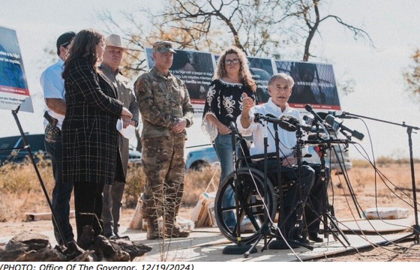 Governor Abbott Unveils Billboard Campaign To Dissuade Migrants From Making Dangerous Journey To Texas