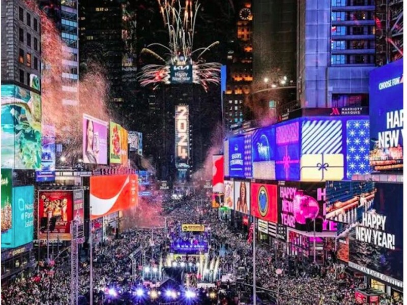Año Nuevo 2025 en Time Square: ¿Cómo verlo en vivo?
