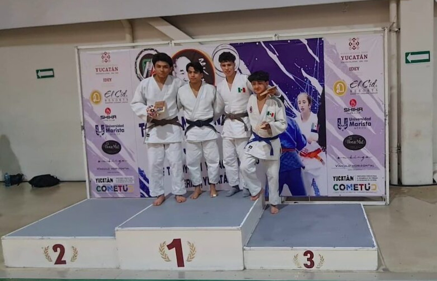 Alumno de la UAT consigue oro y plata en el Nacional de Judo