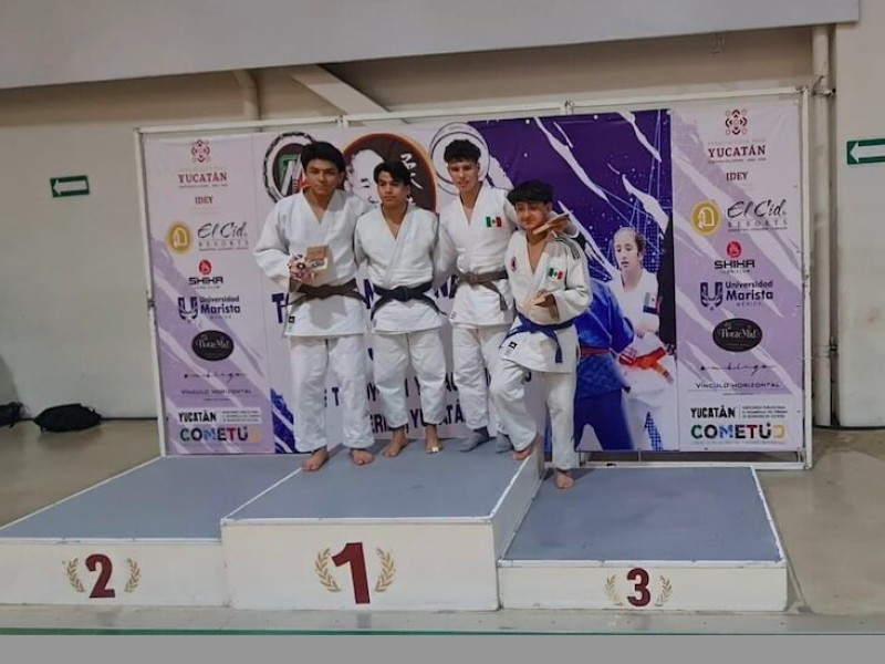 Alumno de la UAT consigue oro y plata en el Nacional de Judo