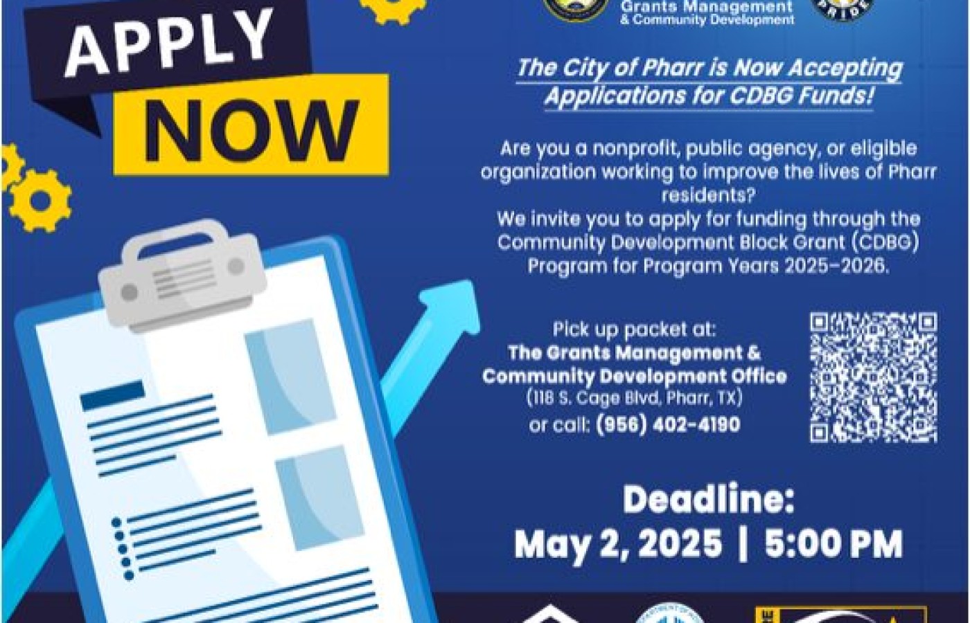 Pharr Now Accepting CDBG Applications