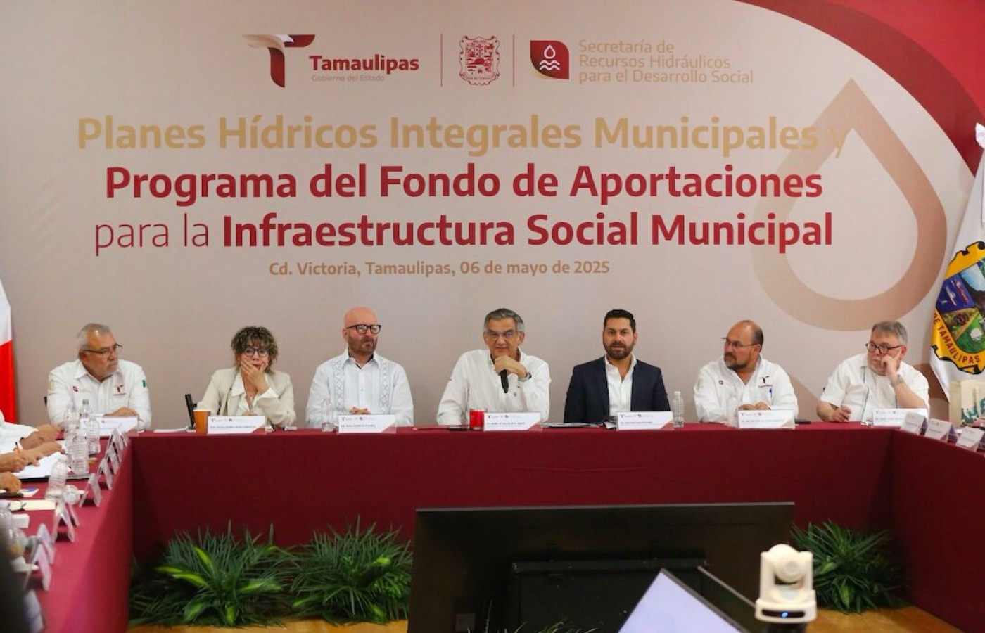 Impulsa Américo Villarreal proyectos municipales de infraestructura hídrica