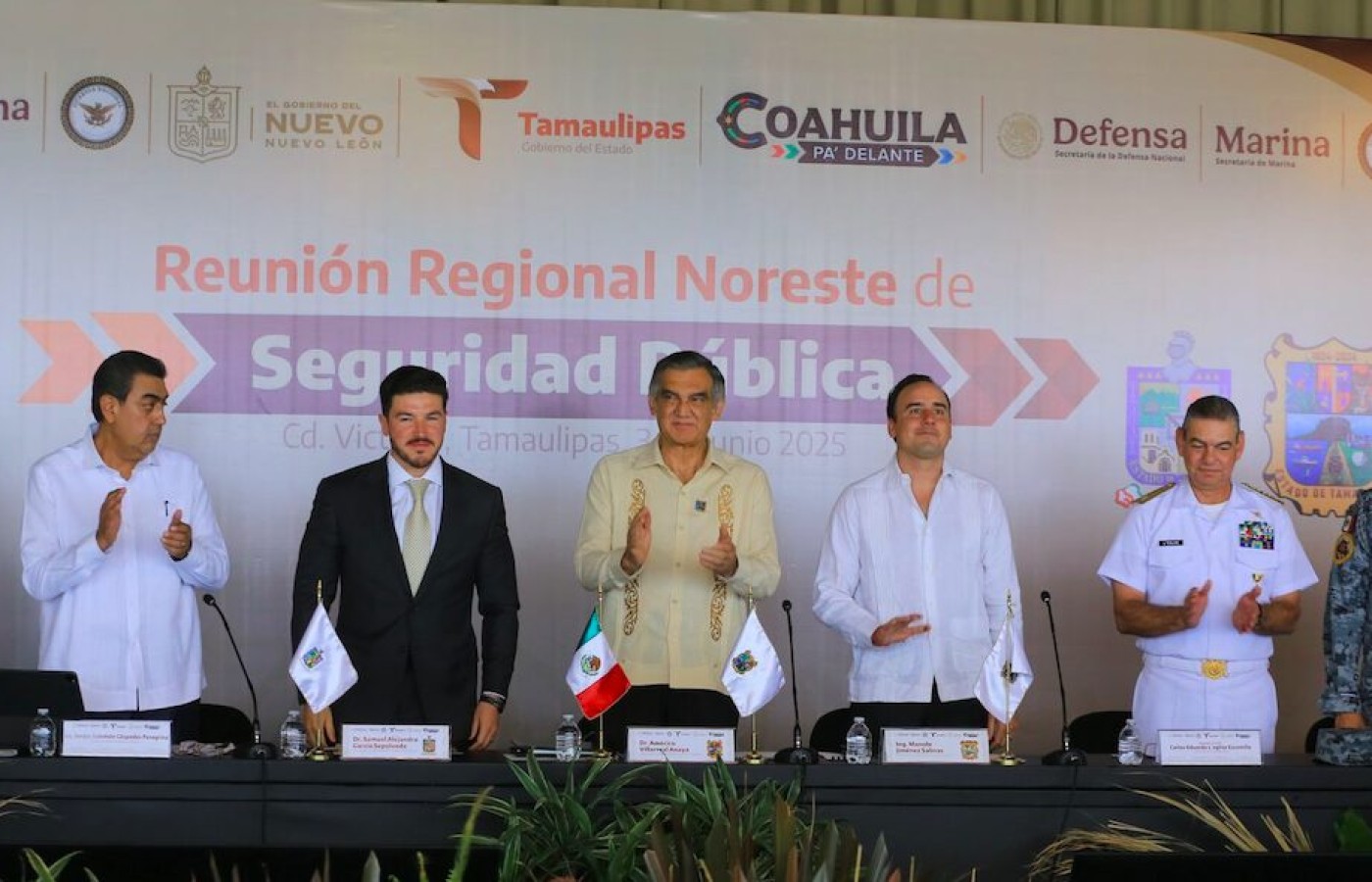 Acuerdan Tamaulipas, Nuevo León y Coahuila reforzar seguridad fronteriza e interestatal