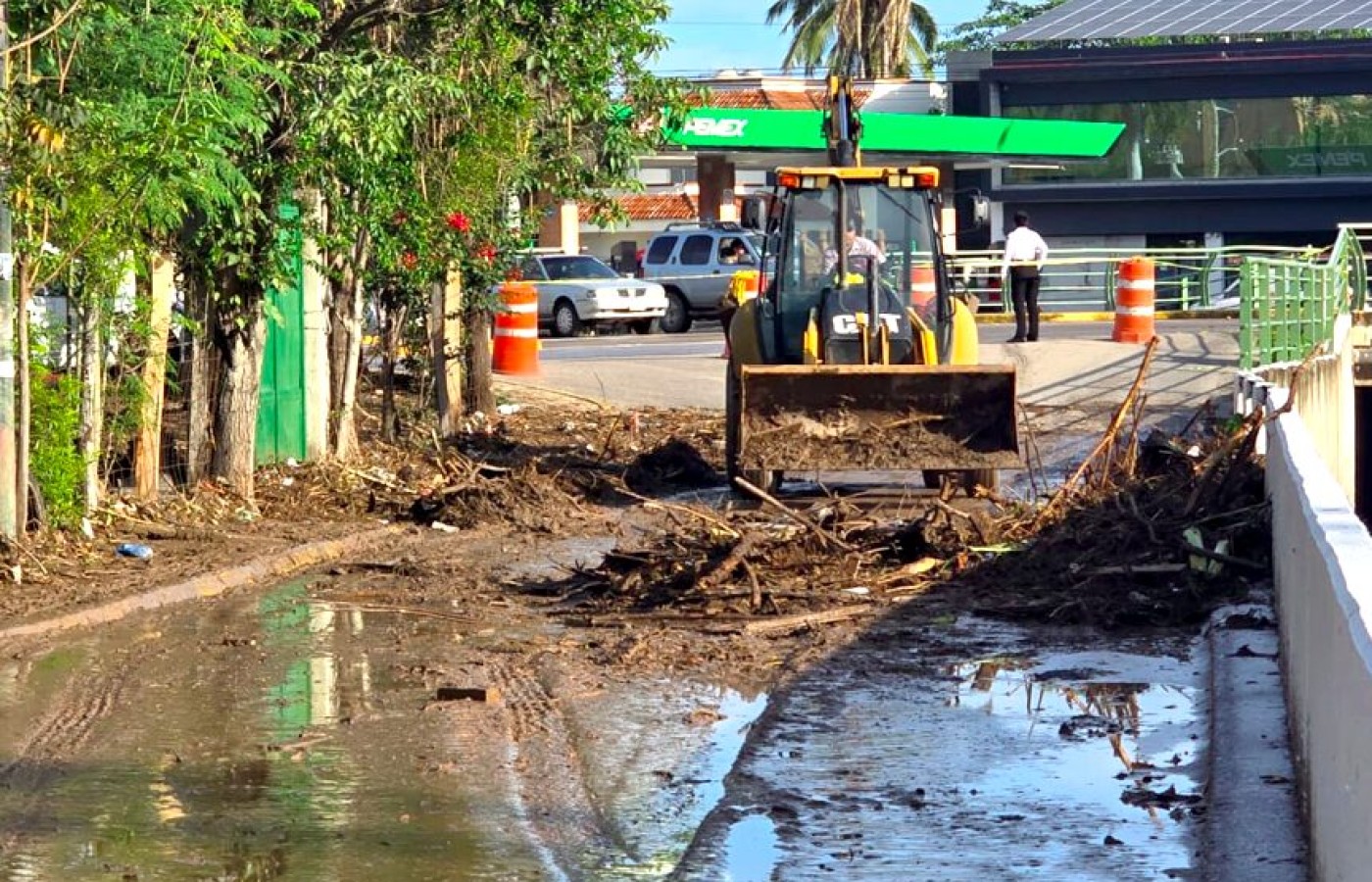 El Gobierno de Vallarta responde eficazmente tras  lluvia intensa
