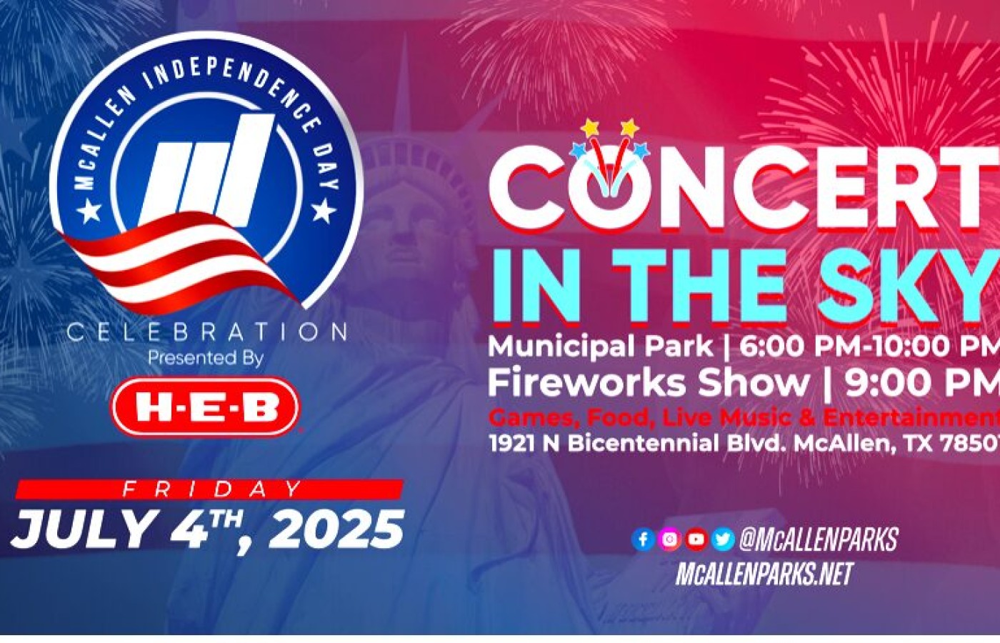 McAllen prohibe fuegos artificiales dentro de los límites de la ciudad