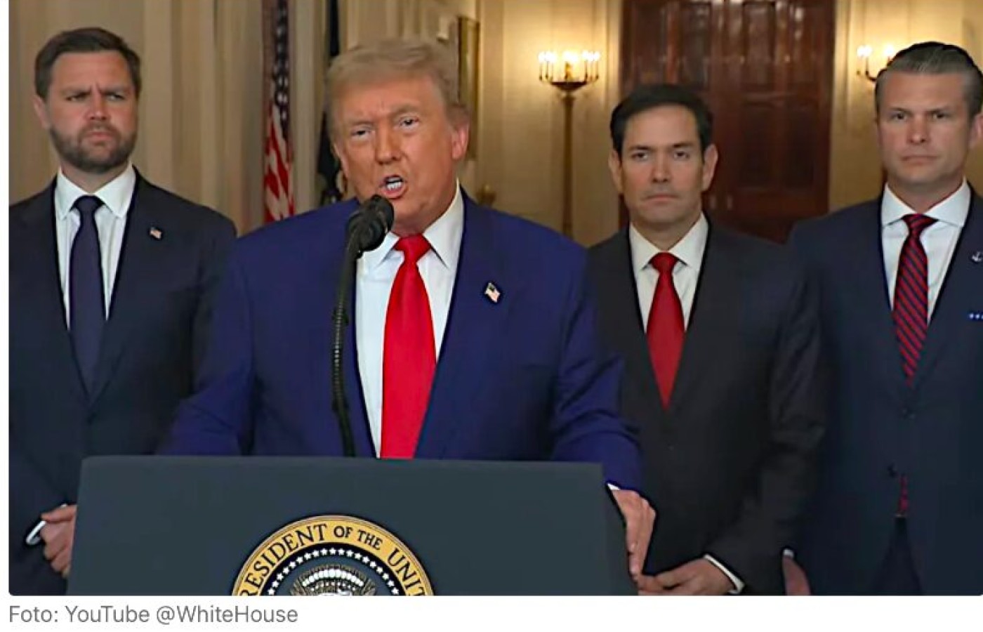 Trump declara victoria militar y pide a Irán rendirse o enfrentar una "tragedia mayor"