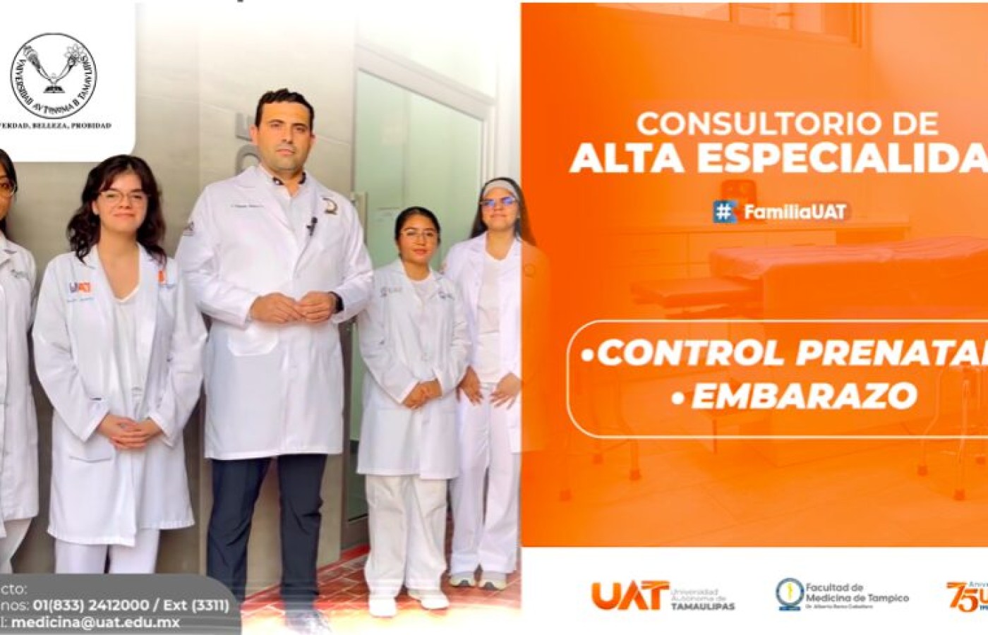 Atiende la UAT con servicios médicos gratuitos a grupos vulnerables y adultos mayores