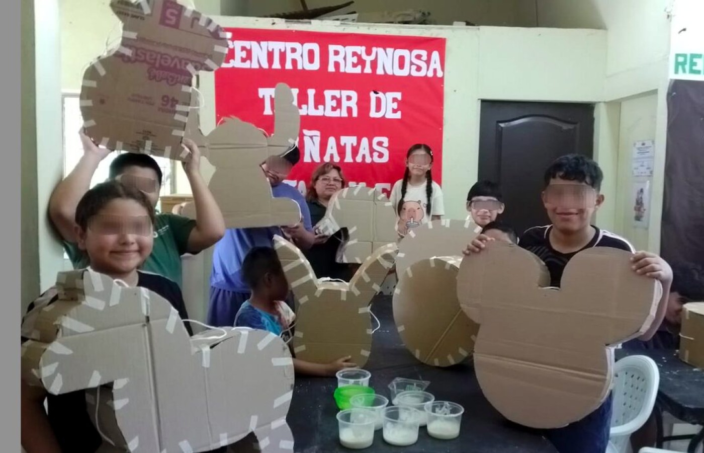 Taller infantil de piñatas en Reynosa