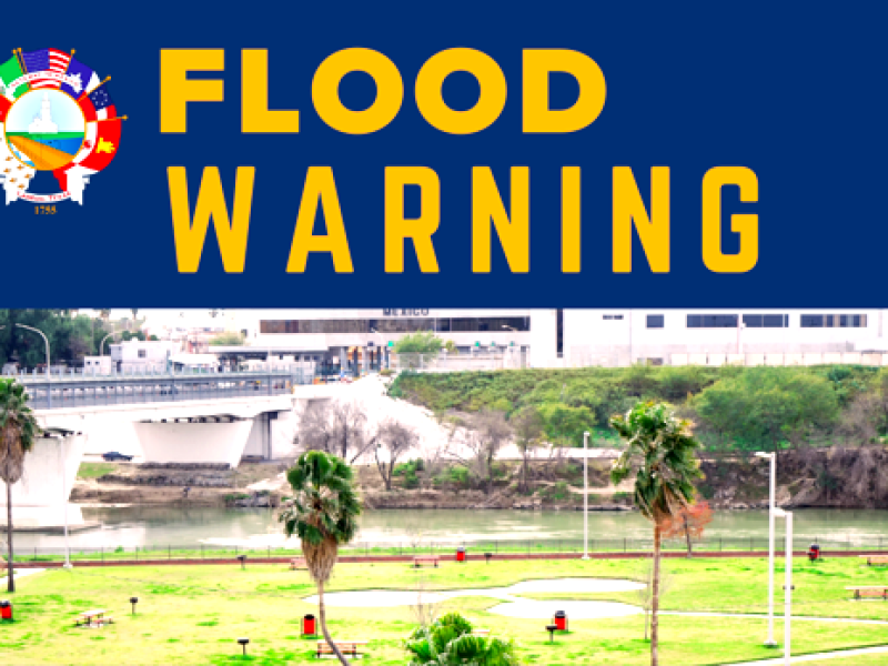 Laredo responde a un aviso de inundación emitido para el Río Bravo