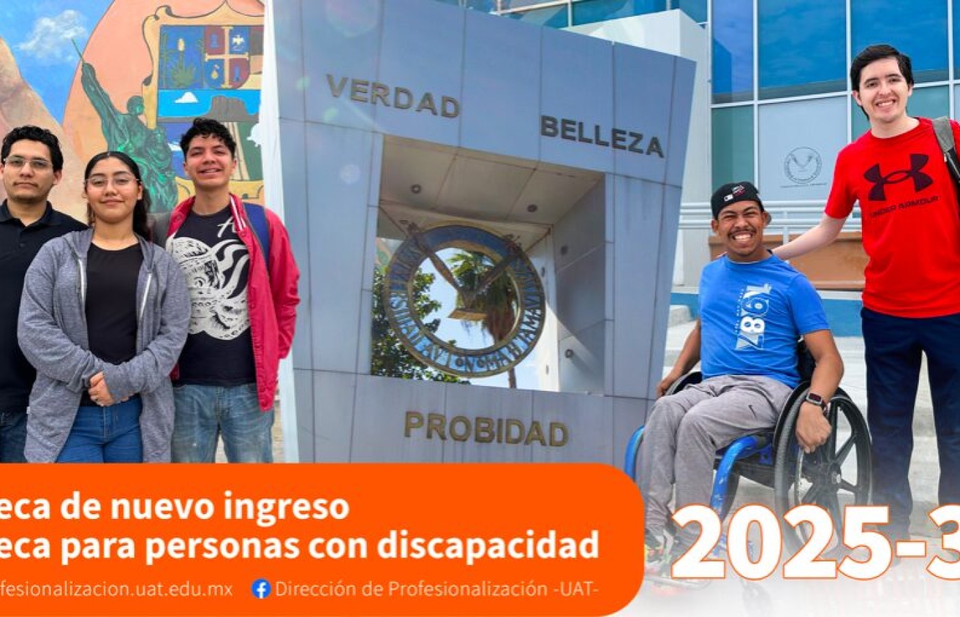 Lanza la UAT programas de becas para nuevo ingreso y estudiantes con discapacidad