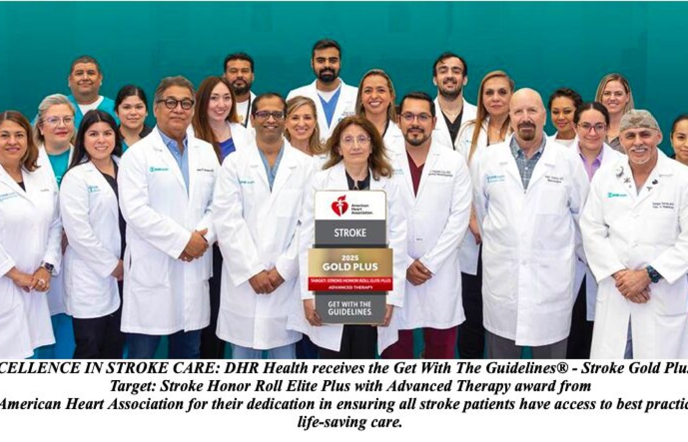 DHR Health Nationally Recognized by American Heart Association for Commitment to High-Quality Stroke Care