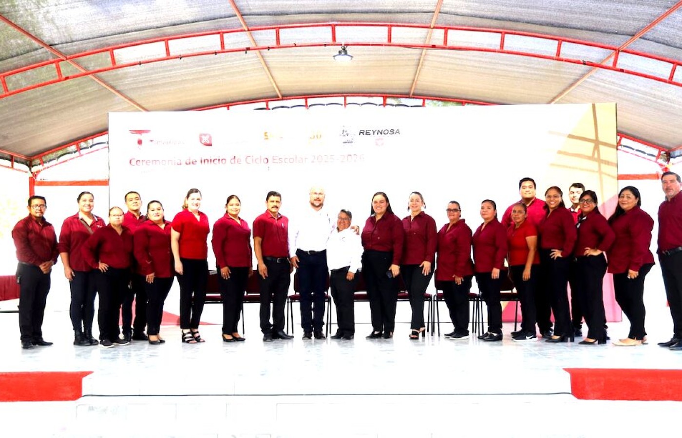 Arranca secretario general de Gobierno ciclo escolar 2025-2026 en Reynosa
