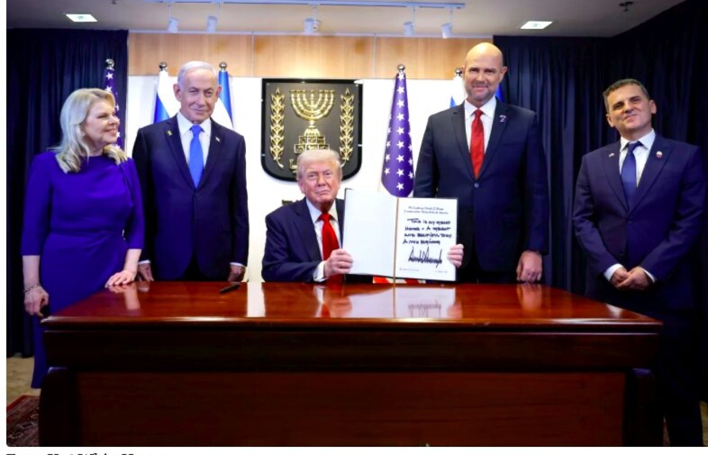 "Es el comienzo de una era de fe y esperanza": Trump en Israel