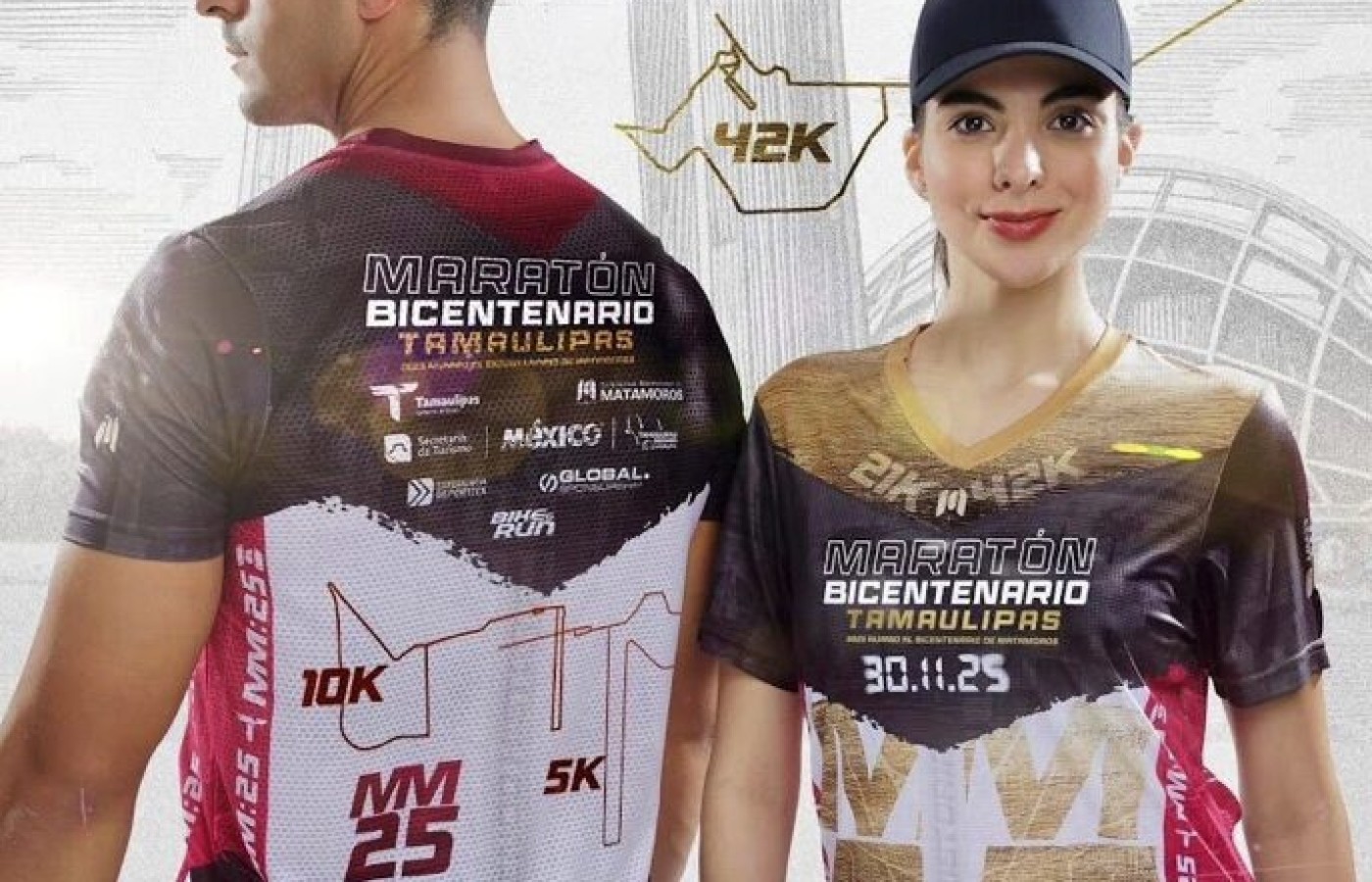Se apuntan 1,670 corredores en  Maratón Bicentenario Matamoros