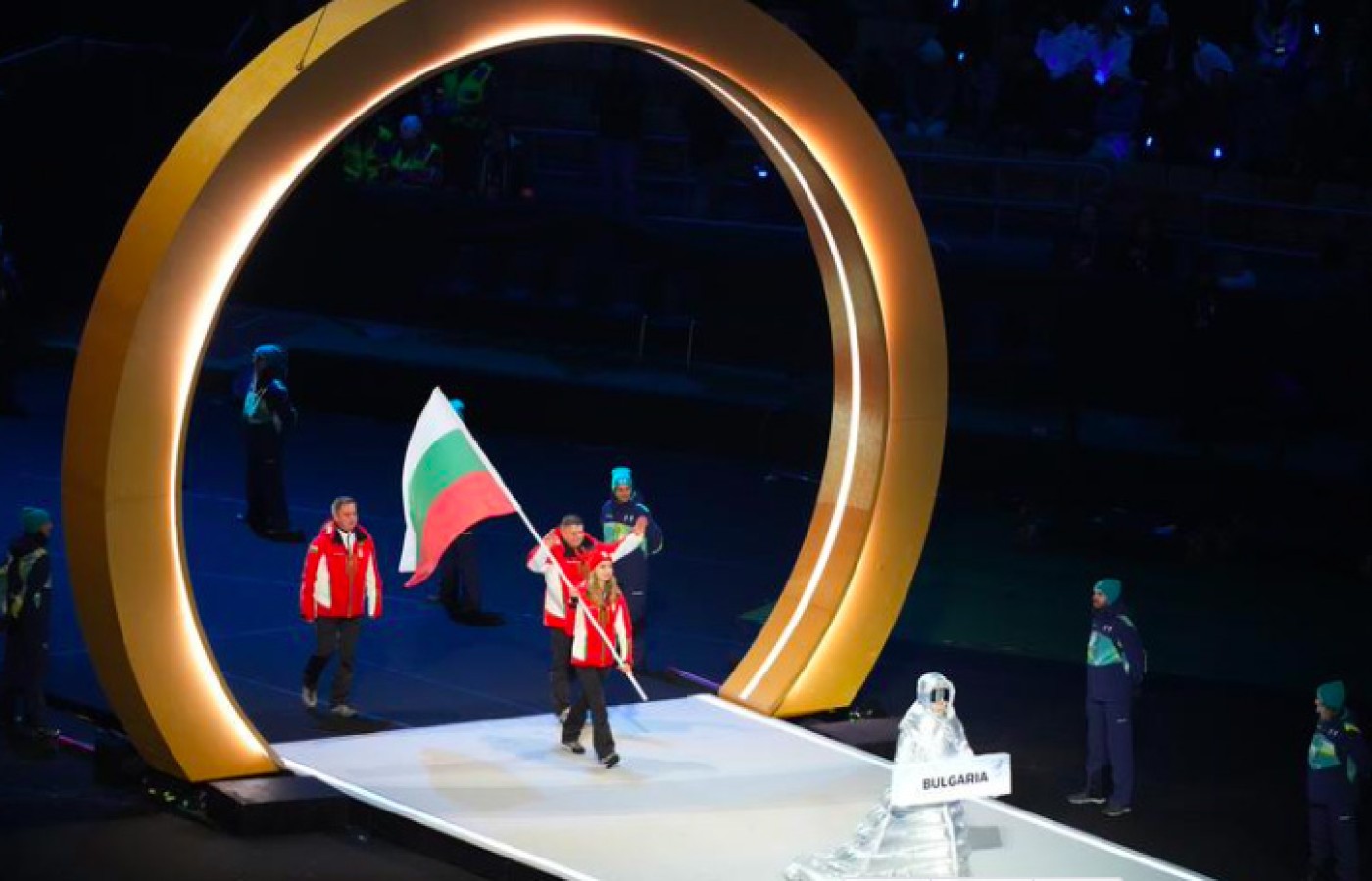 Juego Olímpicos de Invierno, Inauguración, Delegación de Bulgaria