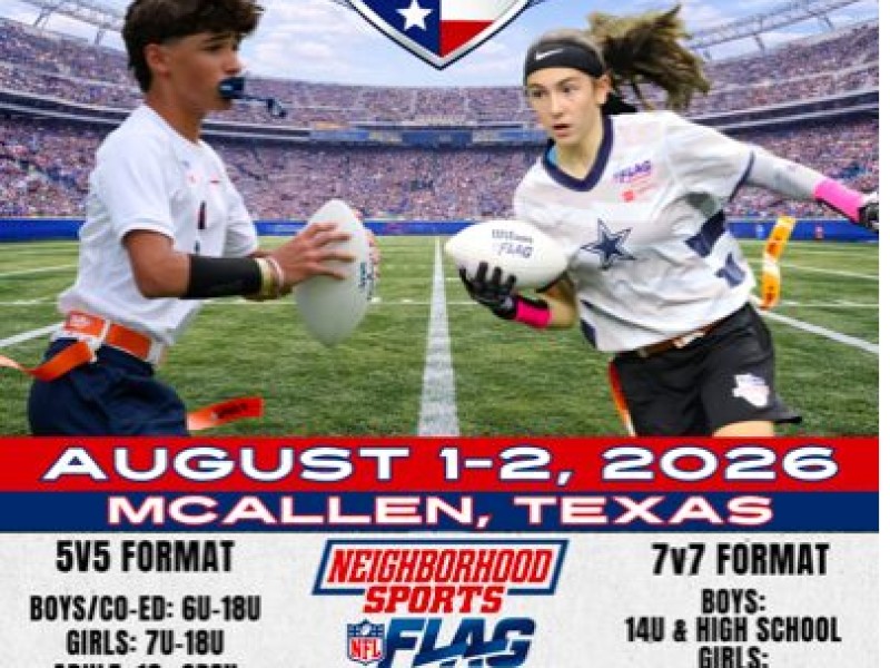 McAllen, sede del  Campeonato Americano de Flag Football de Texas