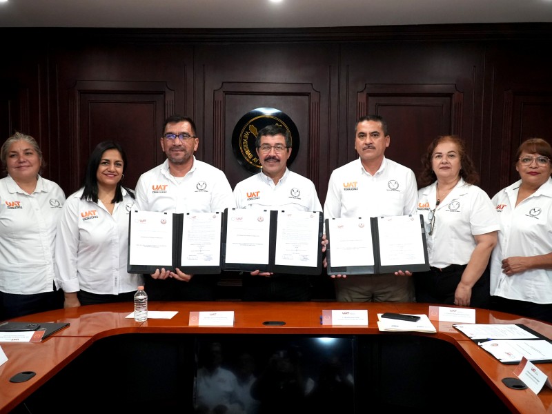 La UAT y el SUTUAT firman convenio de revisión salarial 2026