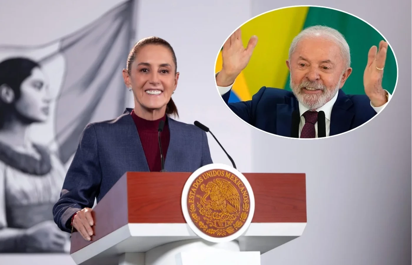 Sheinbaum cuenta su primera llamada con Lula tras elecciones