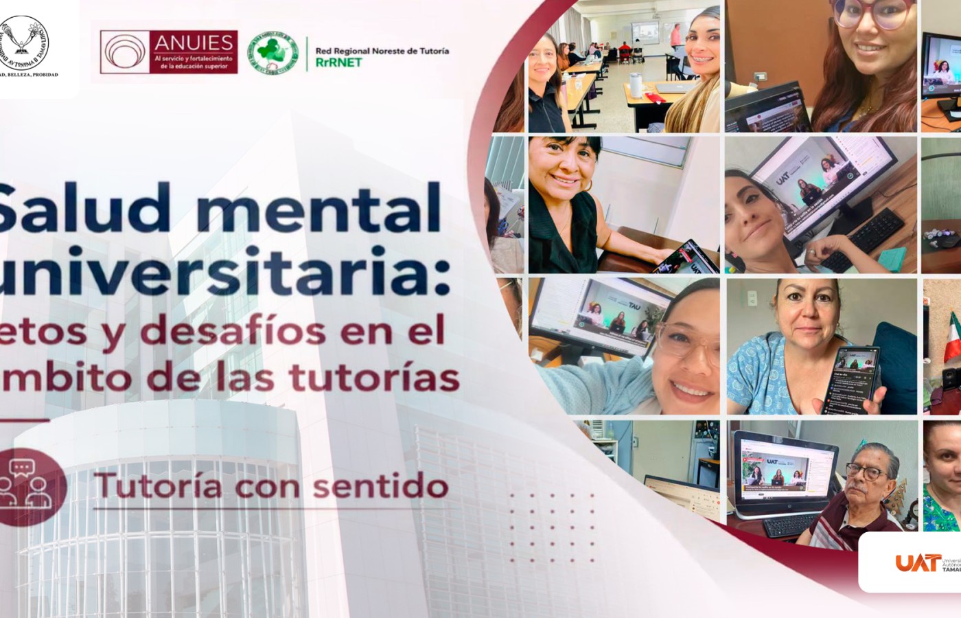Reúne la UAT a más de tres mil universitarios en webinarios sobre salud mental