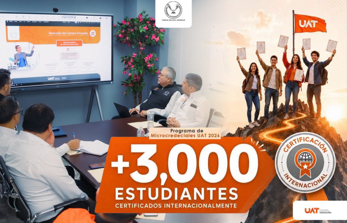 Certifica la UAT a más de tres mil estudiantes en competencias de alta pertinencia laboral