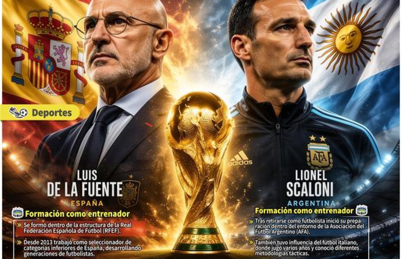 COPA MUNDIAL :De la Fuente  vs Scaloni