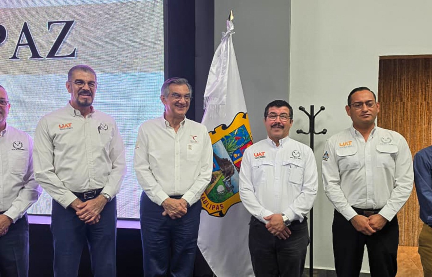 Rector de la UAT presenta avances del Atlas de Riesgos ante el gobernador en la Mesa de Paz