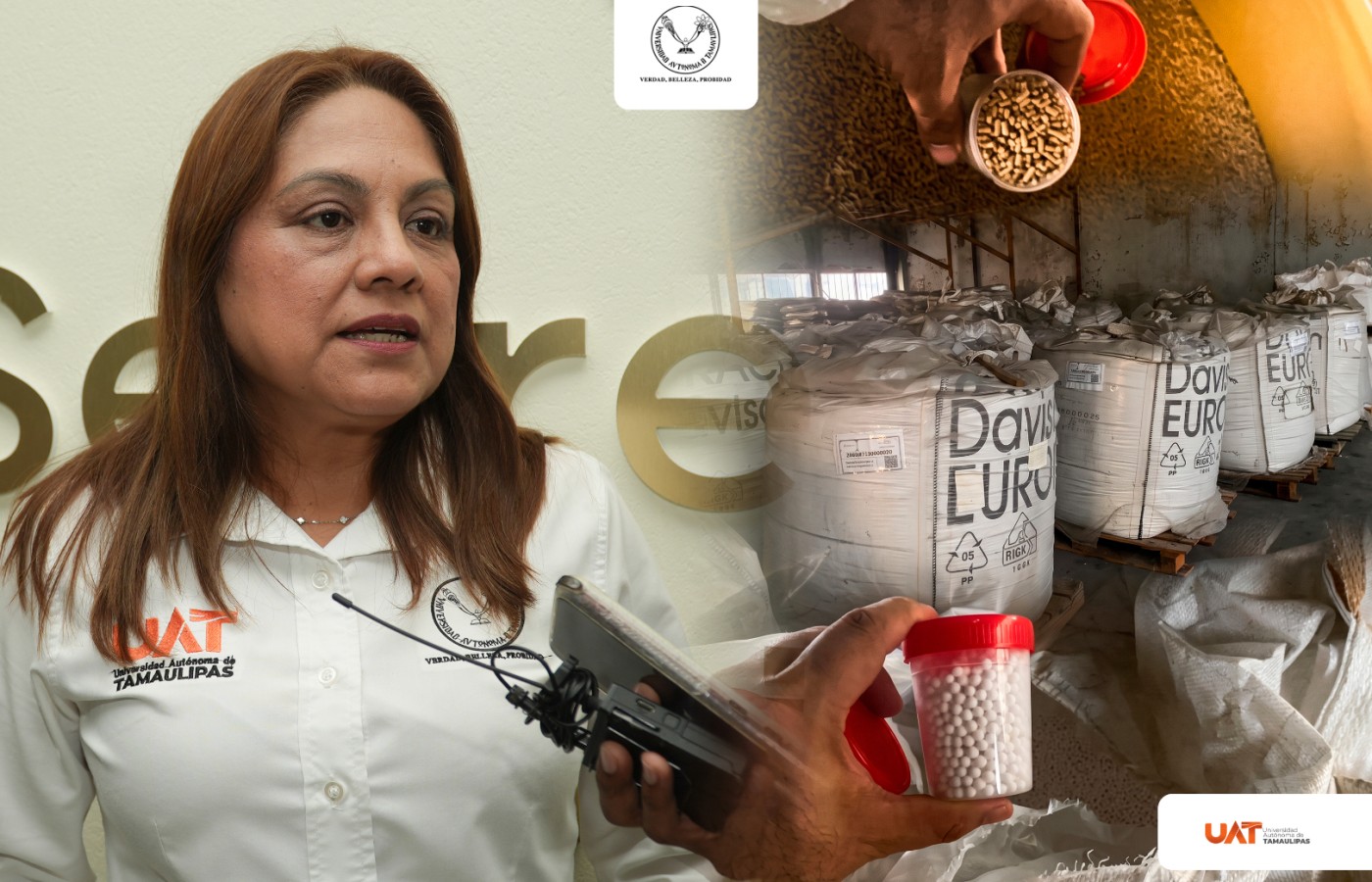 La UAT transformará desechos industriales de Gas Burgos en materiales para la construcción de viviendas