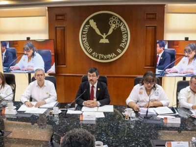 Destaca rector Dámaso Anaya avances institucionales de la UAT ante el Patronato Universitario