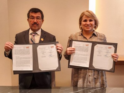 Firma rector de la UAT convenio nacional con el Instituto Mexicano de Contadores Públicos