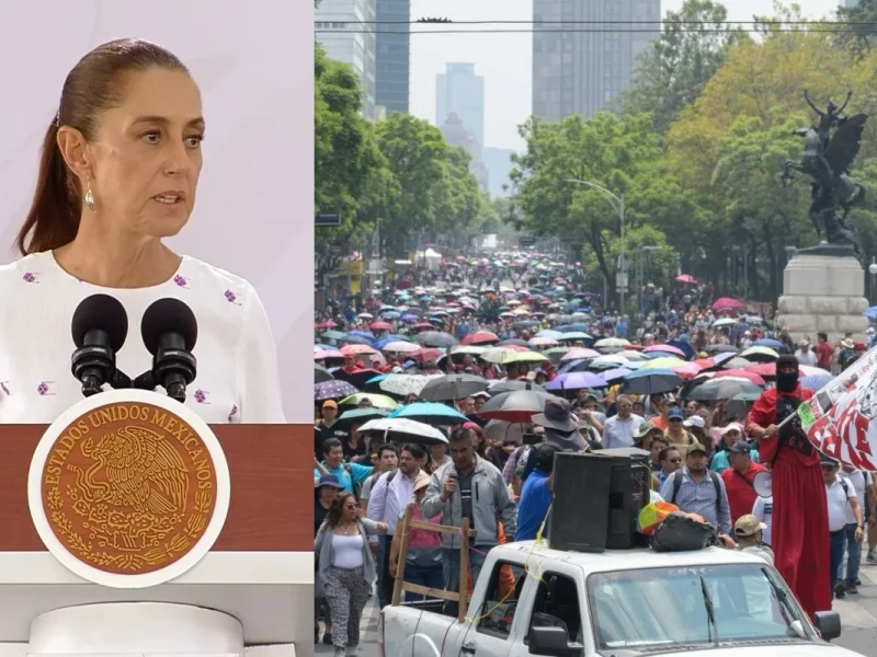 Seinbaum descartó desalojos de CNTE pero cuestionó las protestas: "quieren la fotografía"