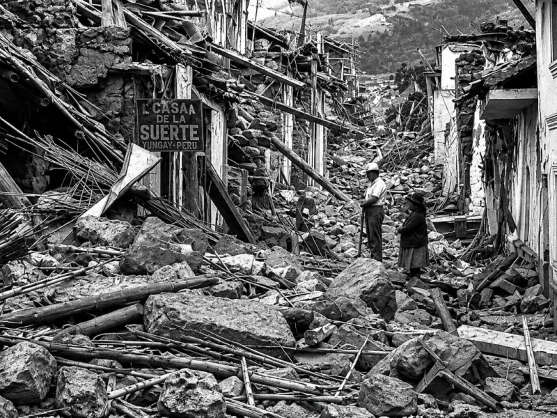 Perú recuerda el terremoto de 1970 que dejó 70 mil muertos