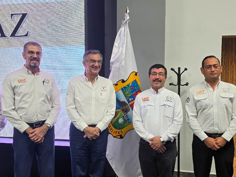 Rector de la UAT presenta avances del Atlas de Riesgos ante el gobernador en la Mesa de Paz