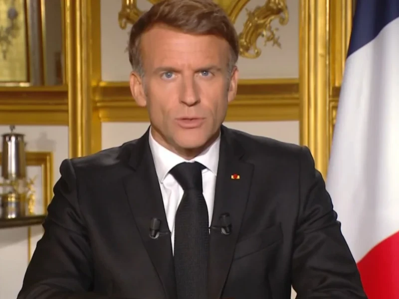 Emmanuel Macron culpó a la extrema izquierda por violencia en protestas