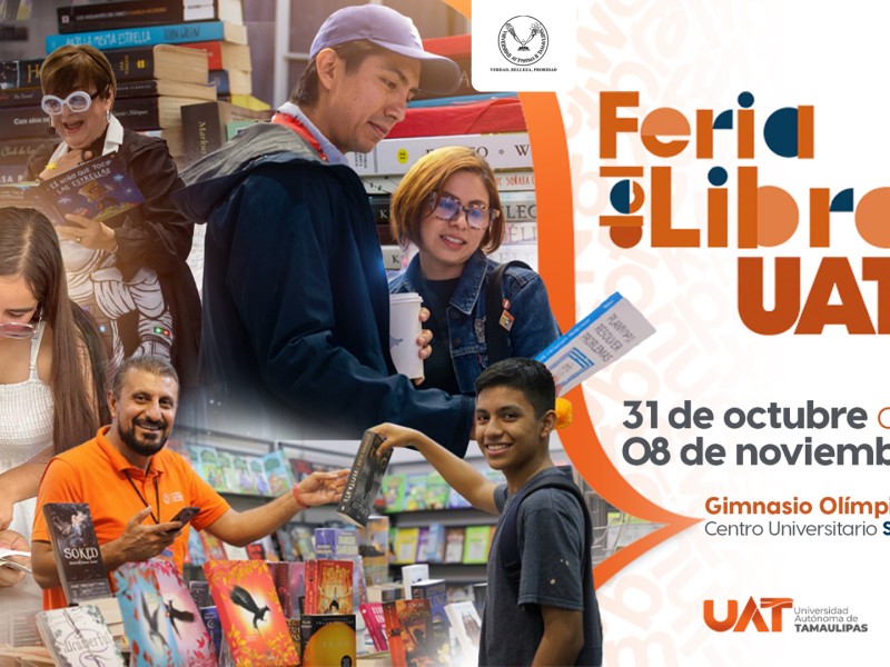 Anuncia la UAT Feria del Libro 2026 en Tampico, un espacio para la lectura, la cultura y el conocimiento