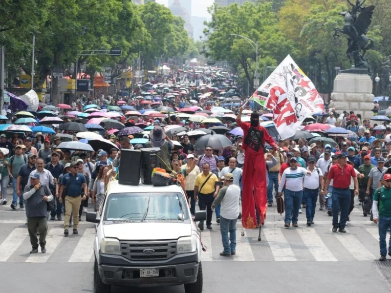 CNTE marcha nuevamente este 5 de junio en CDMX, ¿dónde y a qué hora?