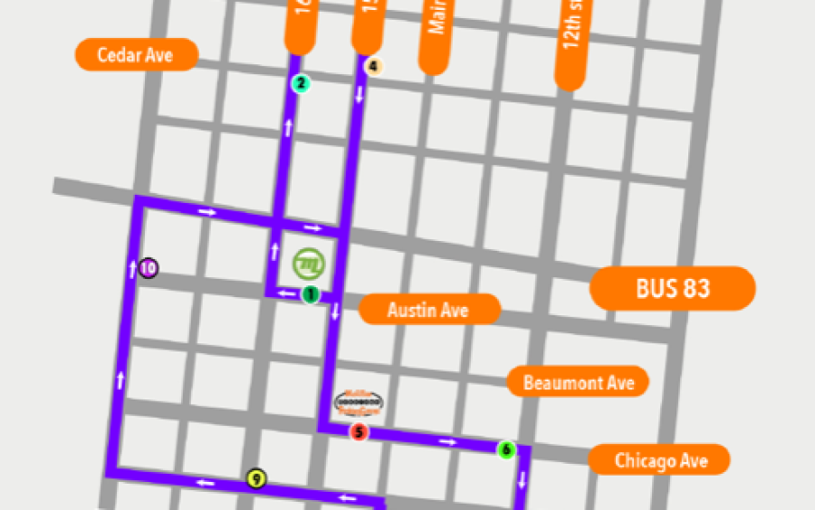 Metro McAllen lanza servicio gratuito de autobús circular por el centro