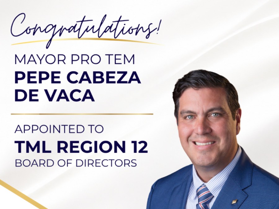 Alcalde interino de McAllen, Pepe Cabeza de Vaca,será parte de la Directiva de la Liga Municipal de Texas
